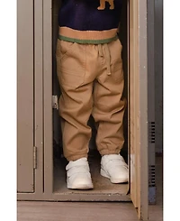 Deux par Baby Boy 12M-24M Stretch Canvas Jogger Pants