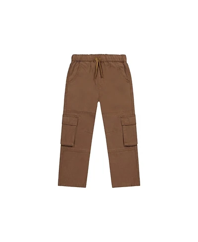 Deux par Baby Boys 12M-24M Twill Pants with Cargo Pockets