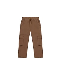 Deux par Baby Boys 12M-24M Twill Pants with Cargo Pockets