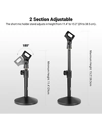 Neewer MS015 Microphone with 3.3 lbs for Yeti Snowball HyperX QuadCast SoloCast Shure
