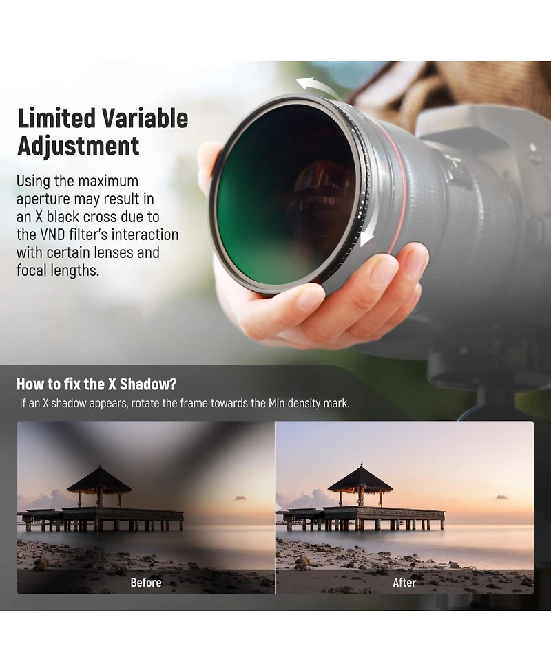 Neewer ND2-ND400 Camera Lens Accessory with ND2, ND400