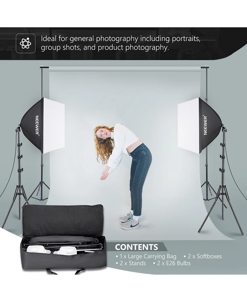 Neewer E26 Softbox with 700W, 5700K