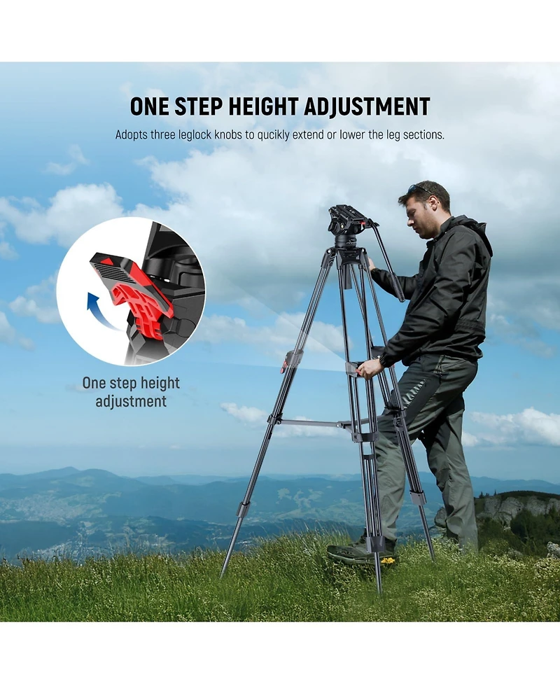 Neewer LL27 Camera Tripod with 17.6lb