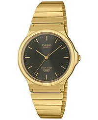 Casio Men's Japanese Quartz Gold-Tone Stainless Steel Strap Watch 38.8mm