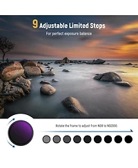 Neewer ND8-2000 Camera Lens Accessory with ND8-2000