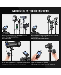 Neewer Q4PRO Camera and Photo Accessory with 400W, Ttl, Hss for Nikon 1/8000s Hss Large Screen Slanted Design 5