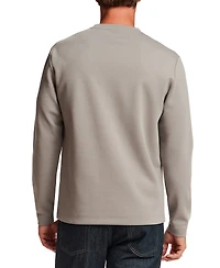 Vintage & Black Men's Pocket Crewneck Scuba Knit T-Shirt