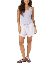 O'Neill Women's Millie Viscose-Linen Pull-On Shorts