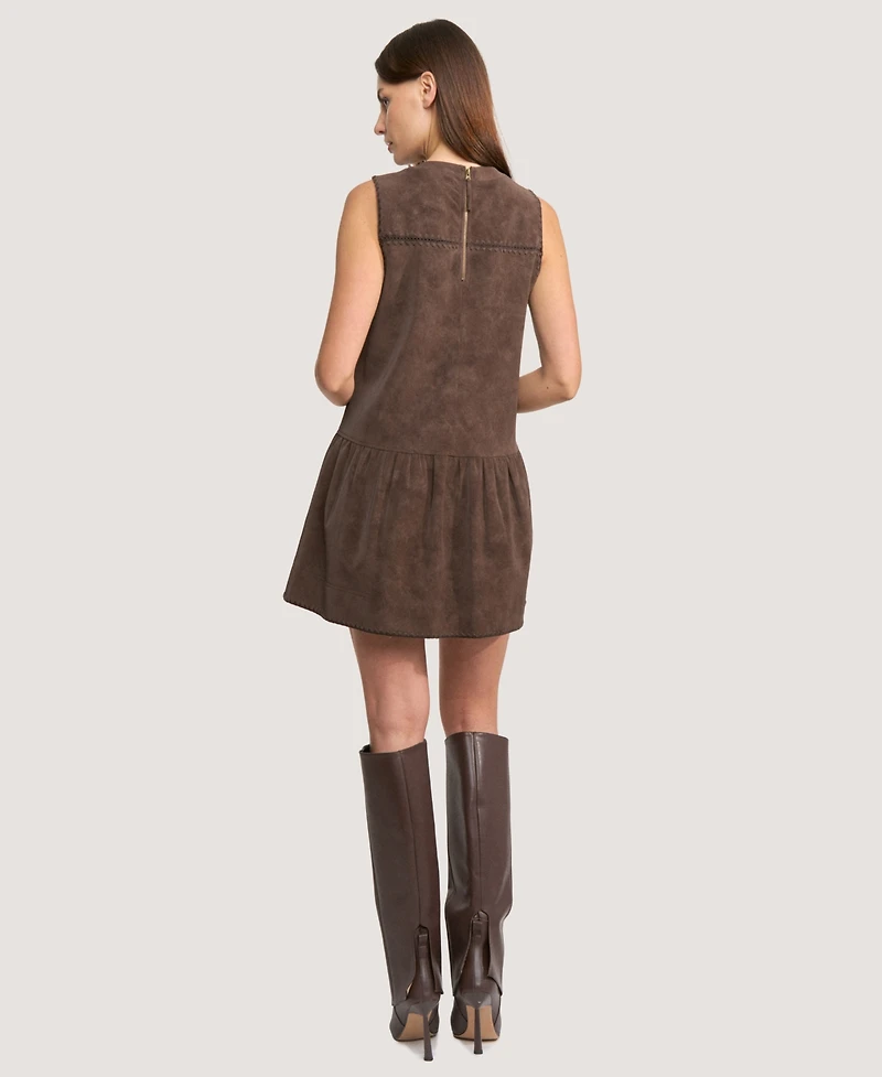 En Saison Women's Pauline Sleeveless Round Neck Mini Dress