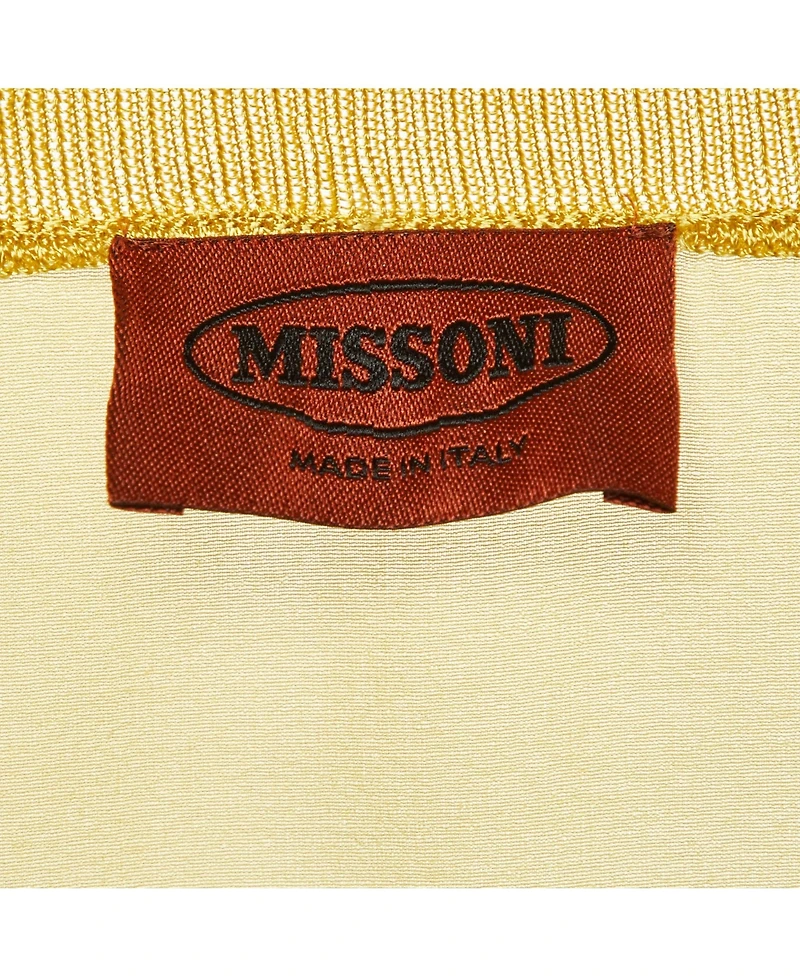 Pre-Owned Missoni Women's Satin-Trim Crepe Tank Top