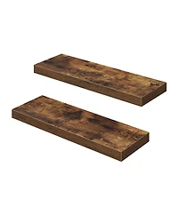Slickblue Set of 2 Wall Shelves Floating Display Shelves