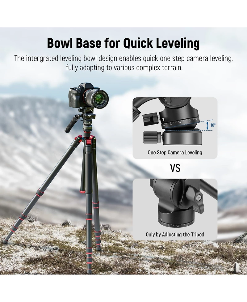 Neewer GM27 Camera Tripod with 8.8lb, 4kg