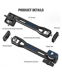 Neewer GA005 Camera Mounting Accessory with 4 Inches for Dji RS4 Pro RS3 RS2 RSC2 Zhiyun Crane
