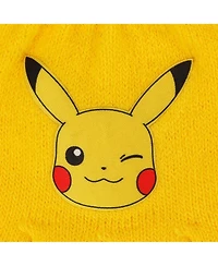 Pokemon Boys' and Girls' Embroidered Hat and Gloves, 2-Piece Set
