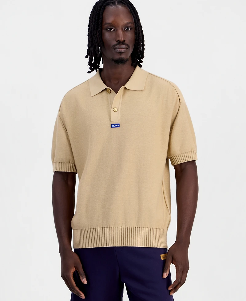 Hugo by Boss Men's San Knit Regular-Fit Polo Shirt
