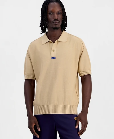 Hugo by Boss Men's San Knit Regular-Fit Polo Shirt