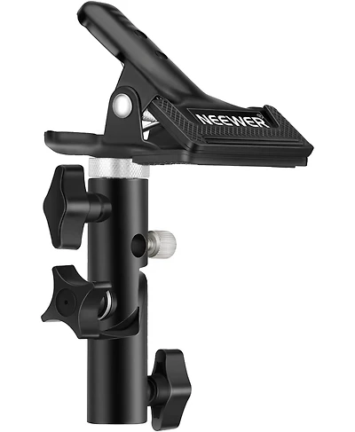 Neewer 3 Pcs Photo Studio Heavy Duty Metal Clamp Holder with 5/8" Light Stand Attachment for Reflector