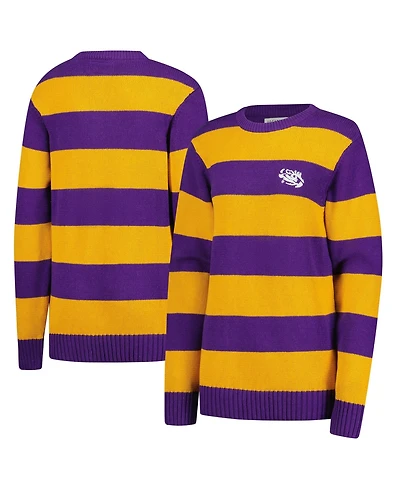 Uscape Apparel Men's and Women's Purple Lsu Tigers Renew Knit Stadium Sweater