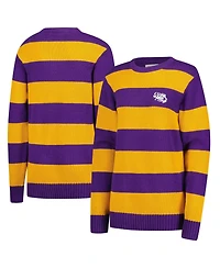 Uscape Apparel Men's and Women's Purple Lsu Tigers Renew Knit Stadium Sweater