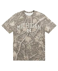 Uscape Apparel Men's Camo Michigan Wolverines Back Bay Heavyweight T-Shirt