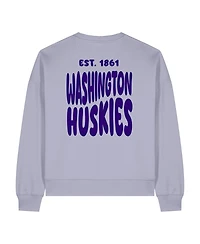 Uscape Apparel Women's Purple Washington Huskies Cloud Sweatshirt