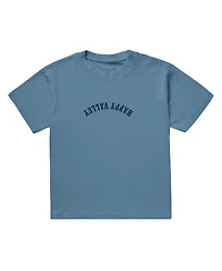 Uscape Apparel Men's Light Blue Penn State Nittany Lions Upside Down Embroidered Vintage Heavyweight T-Shirt