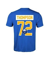 LevelWear Men's Tage Thompson Royal Buffalo Sabres Richmond Name & Number T-Shirt
