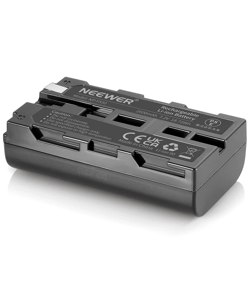Neewer Np-F550 Led Video Light with 2600mAh for select Sony Np-f-series devices