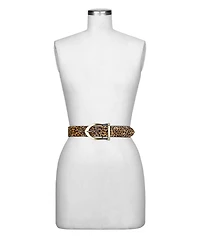 Patricia Nash Bergen Exotics Burnished Suede Belt