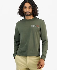 Sun + Stone Men's Long-Sleeve Coors Scenic Cotton T-Shirt, Macy's Exclusive
