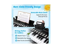 Slickblue 25-Key Kids Piano Keyboard with Adjustable Speed and Volume
