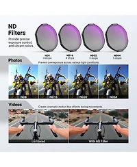 Neewer Fl-C80 Camera Lens Accessory with ND8 for Insta360 Ace Pro 2 Us Version Only