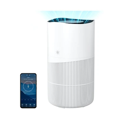 Topteng Air Purifier for 1830 sq ft – 237 Cfm Cadr, Hepa H13, PM2.5 Sensor & App Control