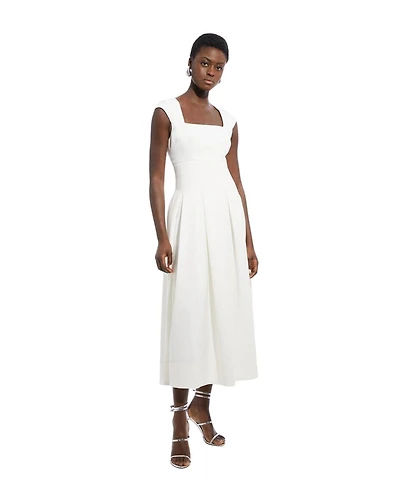 Karen Millen Women's Square Neck Midi Dress