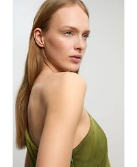 Karen Millen Women's Ombre One Shoulder Maxi Dress