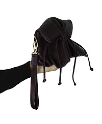 Carlos Falchi Mini Butterfly Lambskin Leather Bag