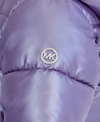 Michael Kors Toddler Girls' 2T-5T Pearlized Peplum Long-Sleeve Puffer Jacket
