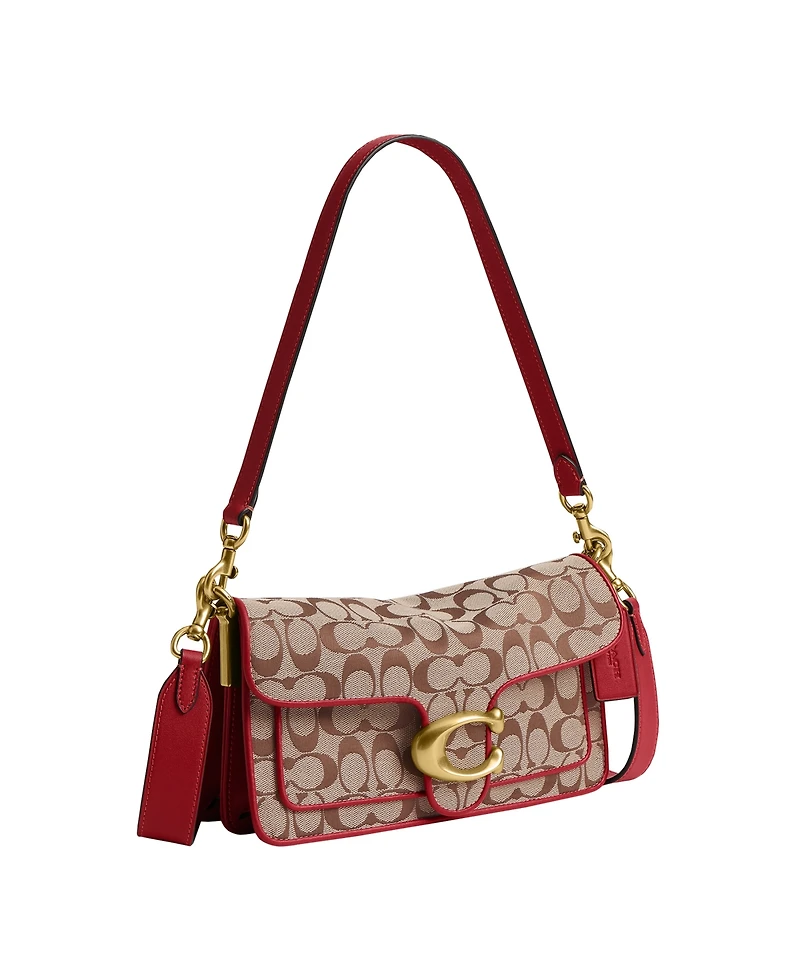 Coach Tabby Soft Signature Jacquard Small Shoulder Handbag