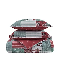 Macy's Neve Patchwork 3-Piece Comforter Sets