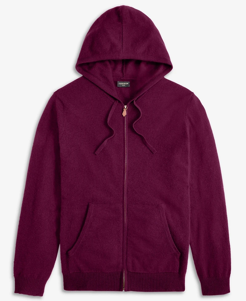 Club Room Men's Long-Sleeve Hooded Zip-Up Sweater, Macy's Exclusive