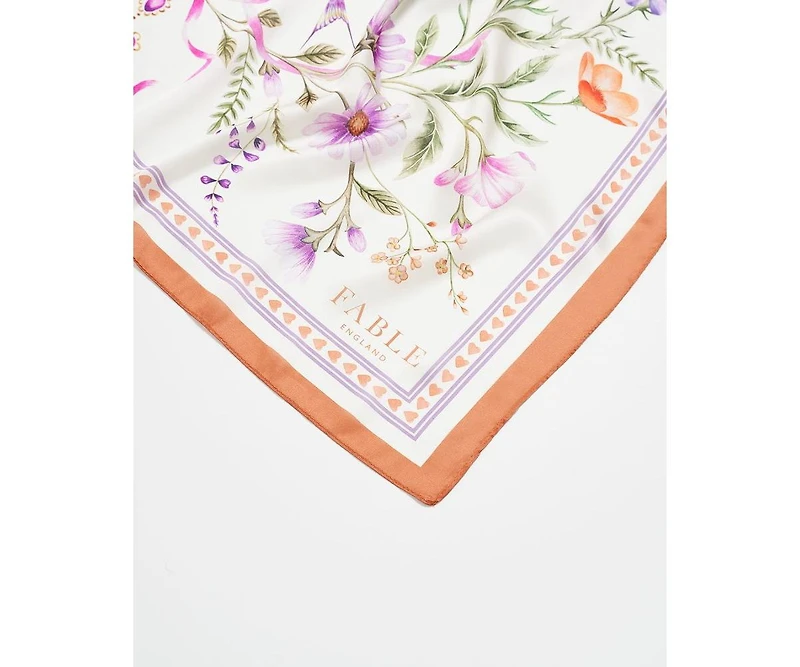Fable England Women's Penelope Medium Square Scarf