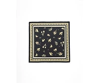 Fable England Women's Nouveau Floral Small Square Scarf