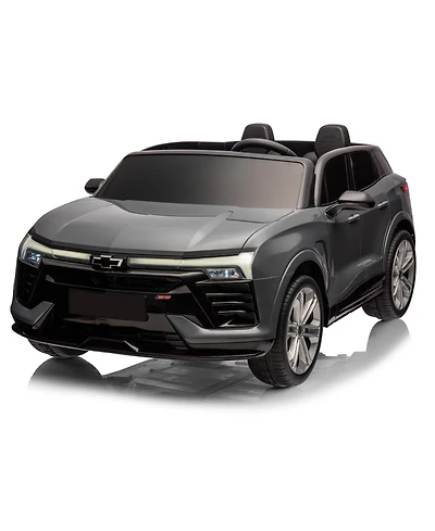 homfan 24V 2-Seater Licensed Chevrolet Suv Ride-On - Parent Remote Control, Spring Suspension, Led Lights, Wireless, Safety Belt, 3 Speeds