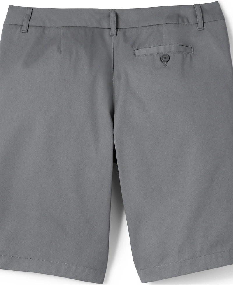 Lands' End Women's Plus Plain Front Blend Chino Shorts