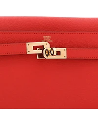 Pre-Owned HERMES Long Kelly Wallet Chevre Mysore