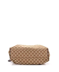 Pre-Owned Gucci Medium Sukey Tote Gg Canvas with Leather