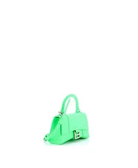 Pre-Owned Balenciaga Xs Hourglass Top Handle Bag Leather