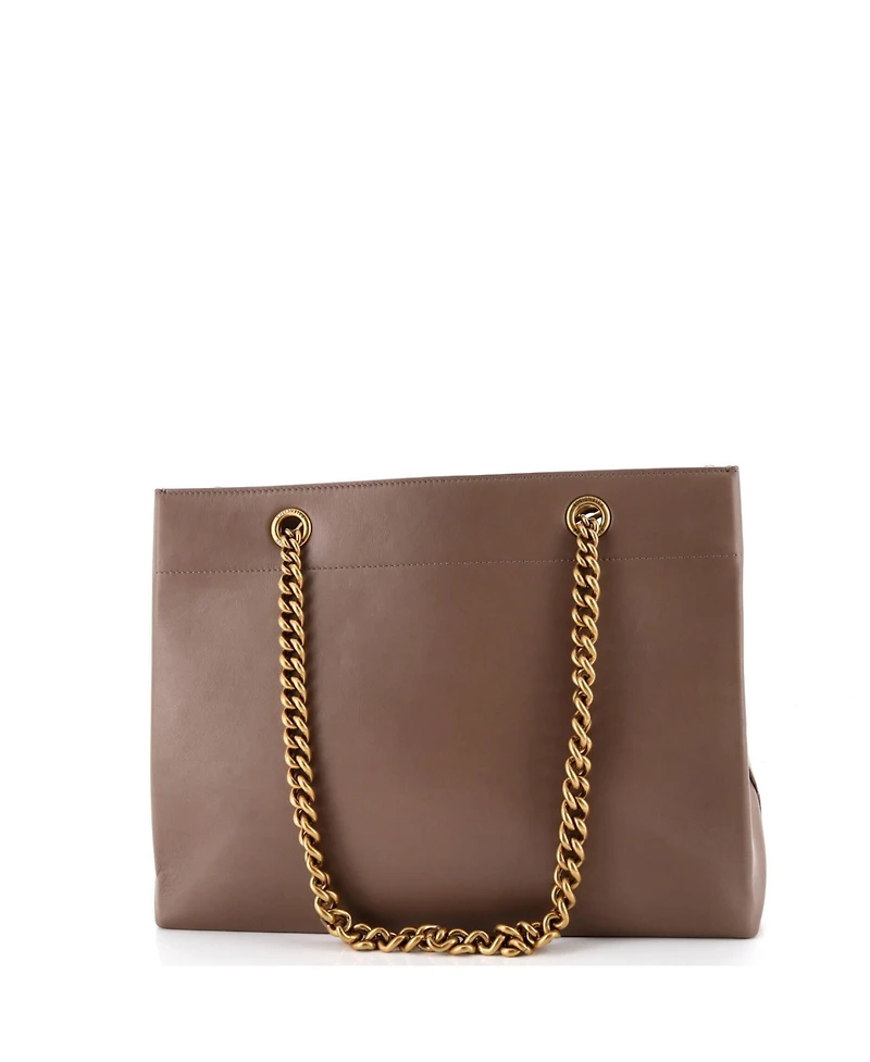 Pre-Owned Balenciaga Medium Duty Free Chain Tote Leather