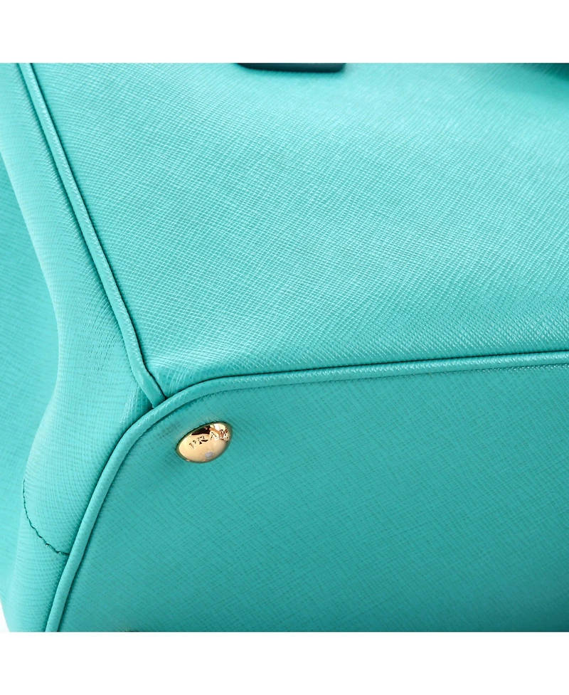 Pre-Owned Prada Galleria Double Zip Tote Saffiano Leather