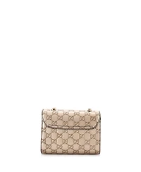 Pre-Owned Gucci Mini Emily Chain Flap Bag Guccissima Leather